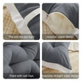 thumbnail image 4 of Clearance! Headboard Pillow Upholstered Wall Mounted Headboard Dorm Bed Large Bolster Headboard Positioning Support Reading Pillow Cushion 20"x47" B, 4 of 6