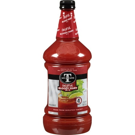 Stripped Mixes - (6 Bottles) Mr & Mrs T Original Bloody Mary Mix, 1.75 L