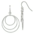 thumbnail image 1 of Beautiful Sterling Silver Fancy Circle Earrings, 1 of 2