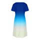 thumbnail image 5 of Vestido Corto de Verano Moda Gradiente Corto de Manga en V Cuello Vestido Casual, Poliéster Ligero de Verano, Lavado de Manos, 5 of 8