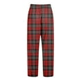 thumbnail image 5 of Mens Pajama Pants Set Flannel Cotton Lightweight Sleep & Lounge Pants, PJ Bottoms with Pockets Mens Sweatpants Open Bottom, 5 of 5
