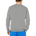 thumbnail image 3 of Men's Nike Sportswear Dark Gray Heather/Matte Silver/White Crewneck Fleece Sweatshirt - 2XL, 3 of 3