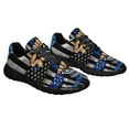 thumbnail image 6 of Back The Blue Police Shoes Women's Fashion Sneakers Tennis Running Shoes for Men Women Black Size 9.5, 6 of 7