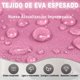 thumbnail image 4 of 2 piezas Capa Impermeable Para Lluvia Portatil Gabardina Para Adulto Poncho de Lluvia Reutilizable de EVA Duradero con Capucha Chaquetas Lluvia para Viajes y Exteriores Hombre Mujer, 4 of 6
