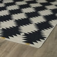 thumbnail image 3 of Kaleen Nomad Flat-weave Nom02-02 Black Area Rugs, 3 of 3