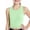 Green, variant on KAUOD Girls Tank Tops Ribbed Knit Athletic Sleeveless Crop Vest Kids Basic Solid Workout Dance Pullover Shirts