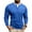 Blue（mens shirts）, variant on GuangCheng Mens Slim Fit Henley Shirts,Long Sleeve,Casual Basic Tees,with Chest Pocket,Soft Comfortable Daily Wear Tops,Black,Size XL