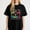 Black-3, variant on Women's Sloth Graphic T-Shirt with Dont Hurry Be Happy S-4XL Mother's Day Gift