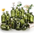 thumbnail image 1 of Jarrones de cristal Youeon Green para centros de mesa, 16 unidades, 1 of 9
