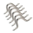 thumbnail image 2 of Pack of 6 Stainless Steel Bimini Boat Top PAD EYE , Eye Straps, Tie Down, Kayak Deck Loops, Tie Down Anchor Point, footman's loop FOR Kayak Canoe Rigging, 2 of 6