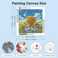 thumbnail image 5 of Sunflower Diamond Painting Kits for Adults, Flower Diamond Art, Beginners DIY 5D Round Full Diamond Dots Art Painting, Craft Gift Suitable for Home Wall Decoration 12×12Inch, 5 of 7