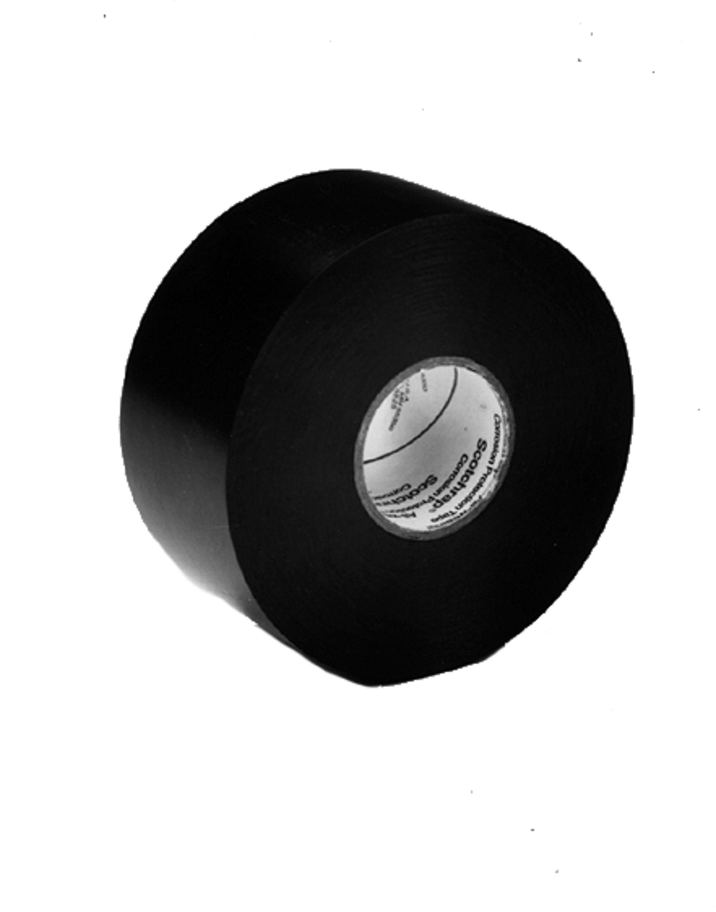 3M Scotchrap Vinyl Corrosion Protection Tape 50, 1 in x 100 ft, Unprinted, Black, 1 roll/carton, 10 rolls/Case