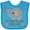 Turquoise, variant on Inktastic My Nana and Papa Love Me Boys or Girls Baby Bib