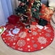 thumbnail image 4 of Christmas Tree Skirt Decorations Santa Claus Snowflake Christmas Tree Skirt Exquisite Tree Bottom Decoration Tree Skirt, 4 of 6