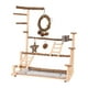thumbnail image 2 of Parque infantil para loros,Parque infantil para pájaros Puesto de juegos para loros de madera Juguete para masticar,Puesto de juegos para loros con escalera Juguete para ejercicios de, 2 of 9