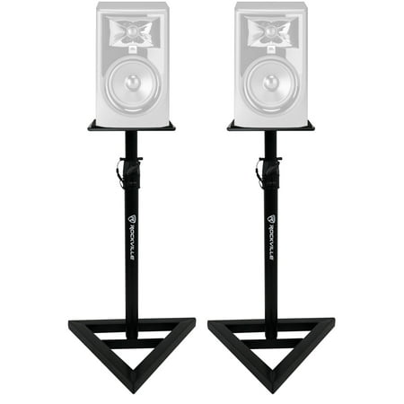 - 2) Rockville Adjustable Studio Monitor Speaker Stands For JBL 305P MKII Monitors