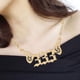thumbnail image 5 of Joyería de Acero Inoxidable Mujeres Luz Ángel Número Colgante Collar 000 999, 5 of 6