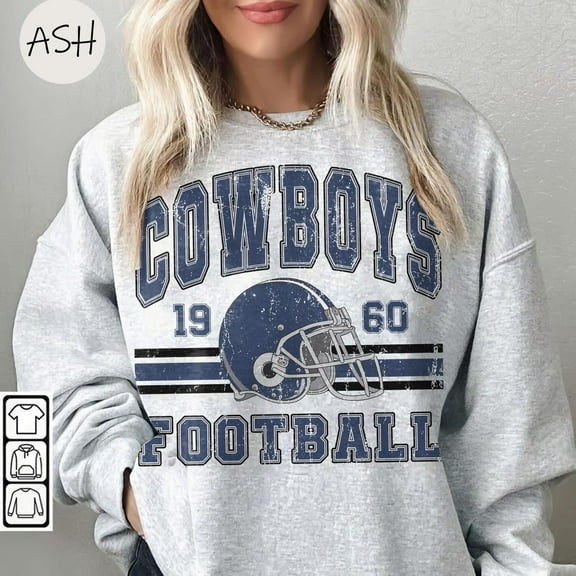 Vintage 90s Style Dallas Football Vintage Style Shirt, Dallas Football Sweatshirt, Cowboy Dallas Sweater
