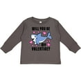 thumbnail image 3 of Inktastic Will You Be My Valentine with Cute Shark and Hearts Boys or Girls Long Sleeve Toddler T-Shirt, 3 of 5