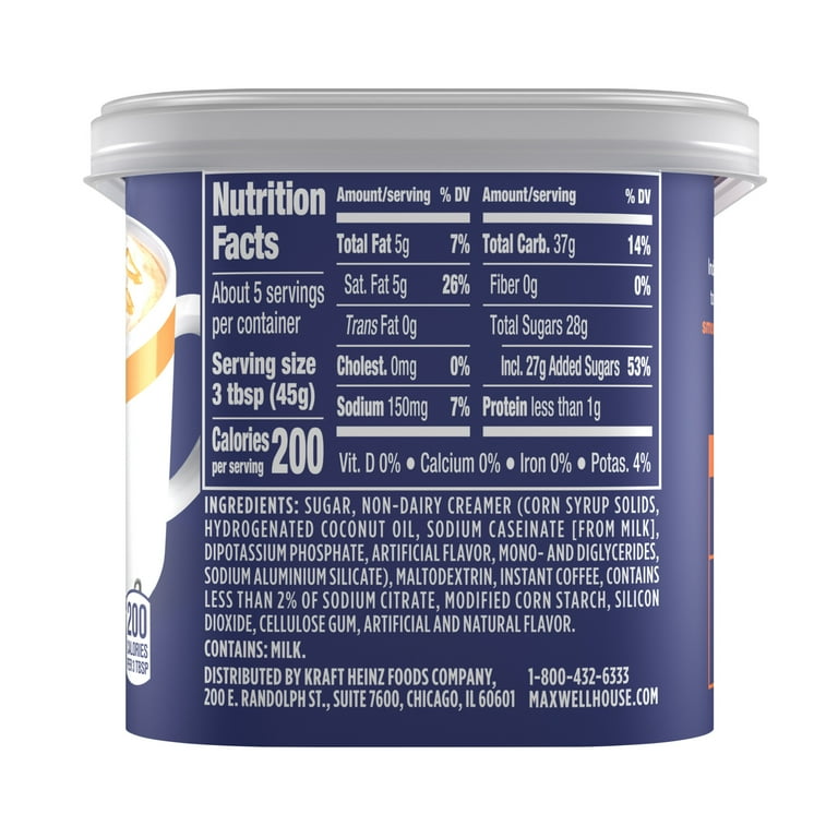 Maxwell House International Instant Vanilla Caramel Latte Cafe