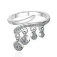 thumbnail image 1 of Anillos colgantes abiertos ajustables con promesa para mujeres y adolescentes., 1 of 5