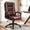 Brown, variant on PUKAMI Office Desk Chair,Big And Tall Managerial Executive Chair,High Back Computer Chair