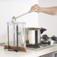 thumbnail image 2 of Kitchen Supplies，Kitchen Tools Home Tower Kitchen Multifunction Stand Plastic Bag Holder Cup Bottle Drain Rack (Black), 2 of 8