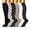 003 Multicolor, variant on Huuilaibazoo 6 Pack Compression Socks for Women and Men Circulation-Best Support for Medical, Running,Nursing,Athletic