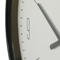 thumbnail image 6 of DecMode 20" Black Glass Wall Clock with White Face, 6 of 14