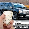 thumbnail image 2 of Car Key Fob Cover 5 Button Remote Key Fob Case TPU Button Full Protector Cover for White for Cadillac XT5 2017-2020, 2 of 6