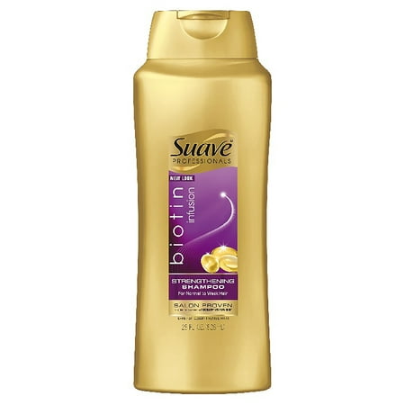 (2 pack) Suave Professionals Biotin Infusion Strengthening Shampoo, 28 (Best Shampoo For Split Ends)