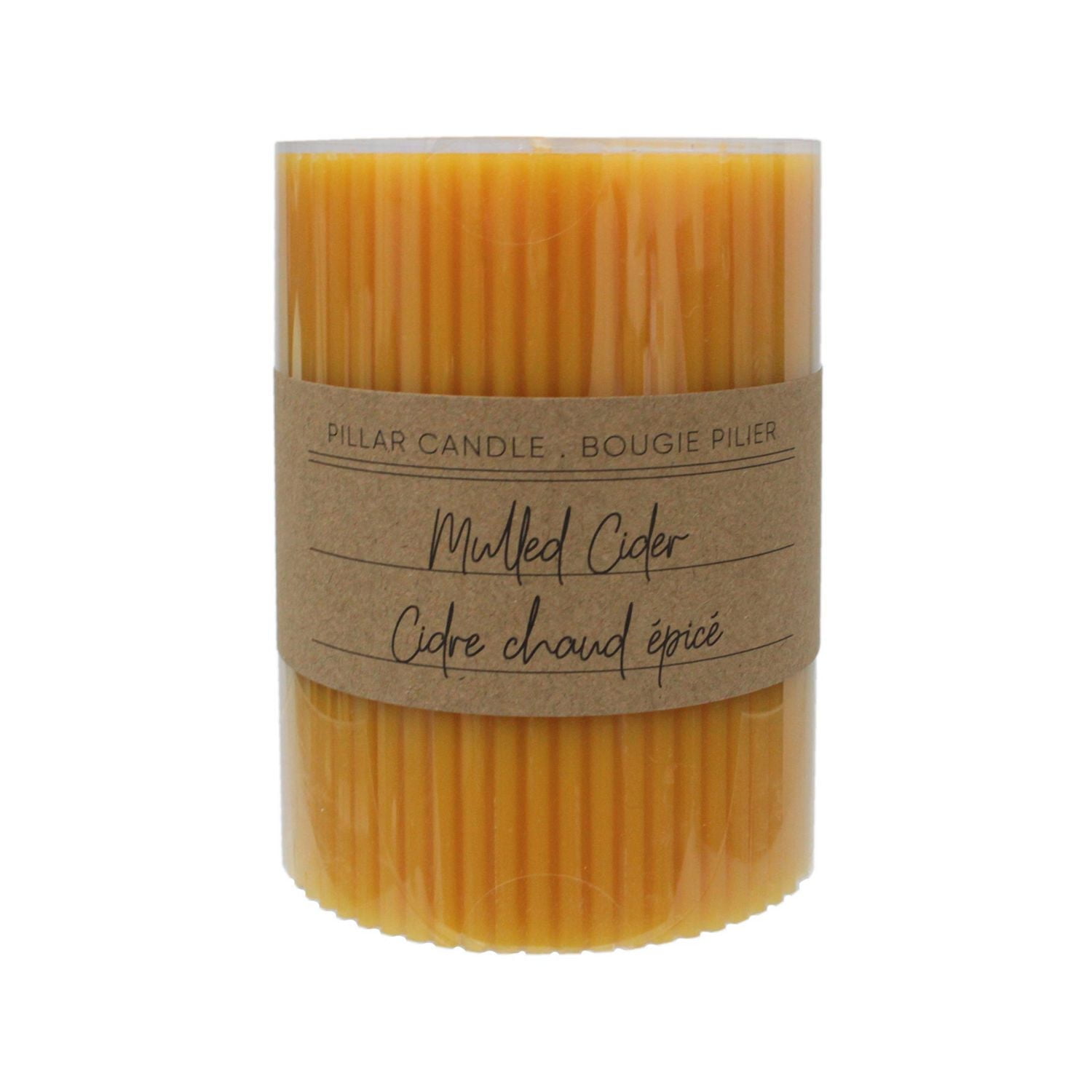 4" MULLED CIDER Pillar Candle