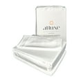 thumbnail image 6 of Atluxe Premium Viscose Bamboo Sheets - 4 Piece Luxury Cooling Bed Set - Ivory, California Size, 6 of 9