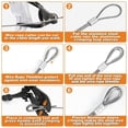 thumbnail image 3 of TooTaci Stainless Steel Cable, 100ft 1/8" Wire Rope with Wire Crimping Tool and Cutter for Deck Railing, Clothesline, Shade Sails, String Light, 3 of 10