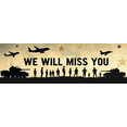 thumbnail image 4 of LUUFILx Military Themed We Will Miss You Banner, Army Tank Airplane Decor Background, Party Decors for Farewell Events Military Gatherings Soldier Send Offs Photography Backdrops, 4 of 8