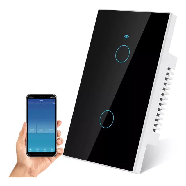 Interruptor Inteligente Touch Wi-fi De 2 Vías Sin Neutro