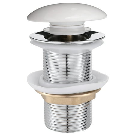 

Bathroom Sink Drain Stopper Pops Up Waste Plug Slotted Drain Device Sink Stopper