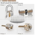 thumbnail image 2 of Lock Picking Kit, 25-piece Lock Picking Kit, Practice Tools With 3 Clear Locks, 2 of 3