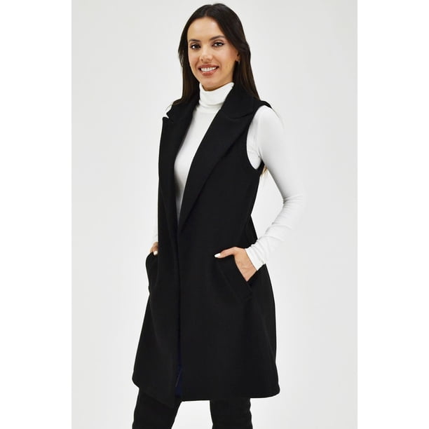 Chaleco con solapa Roman Fashion /Juvenil, 2953 (Negro) negro CH