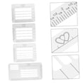 thumbnail image 5 of Amosfun 4Pcs Envelope Stencil Template Set Light Grey PP Material for Letter Addressing with 4 Design Styles, 5 of 8