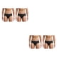 thumbnail image 2 of Guardurnaity 2x Cuerpo delgado Sellado flexible Ropa interior para hombre Calzoncillos para apariencia sexy Calzoncillos para hombre Calzoncillos negro L 2Conjunto, 2 of 6