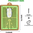 thumbnail image 2 of Golf Swing Training Mat exercise hitting aid mat showing swing pad golf impact mat, 2 of 3