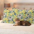thumbnail image 3 of Yellow Cashew Flower Outdoor Waterproof Pillow Covers, Retro Ethnic Abstract Country Decorative Rectangle Throw Pillowcase Sofa Cushion Sham for Patio/Couch/Chair, 20"x12" 2 Pack, 3 of 8