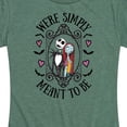 thumbnail image 3 of The Nightmare Before Christmas - We're Simply Meant To Be - Women's Short Sleeve Graphic T-Shirt, 3 of 5
