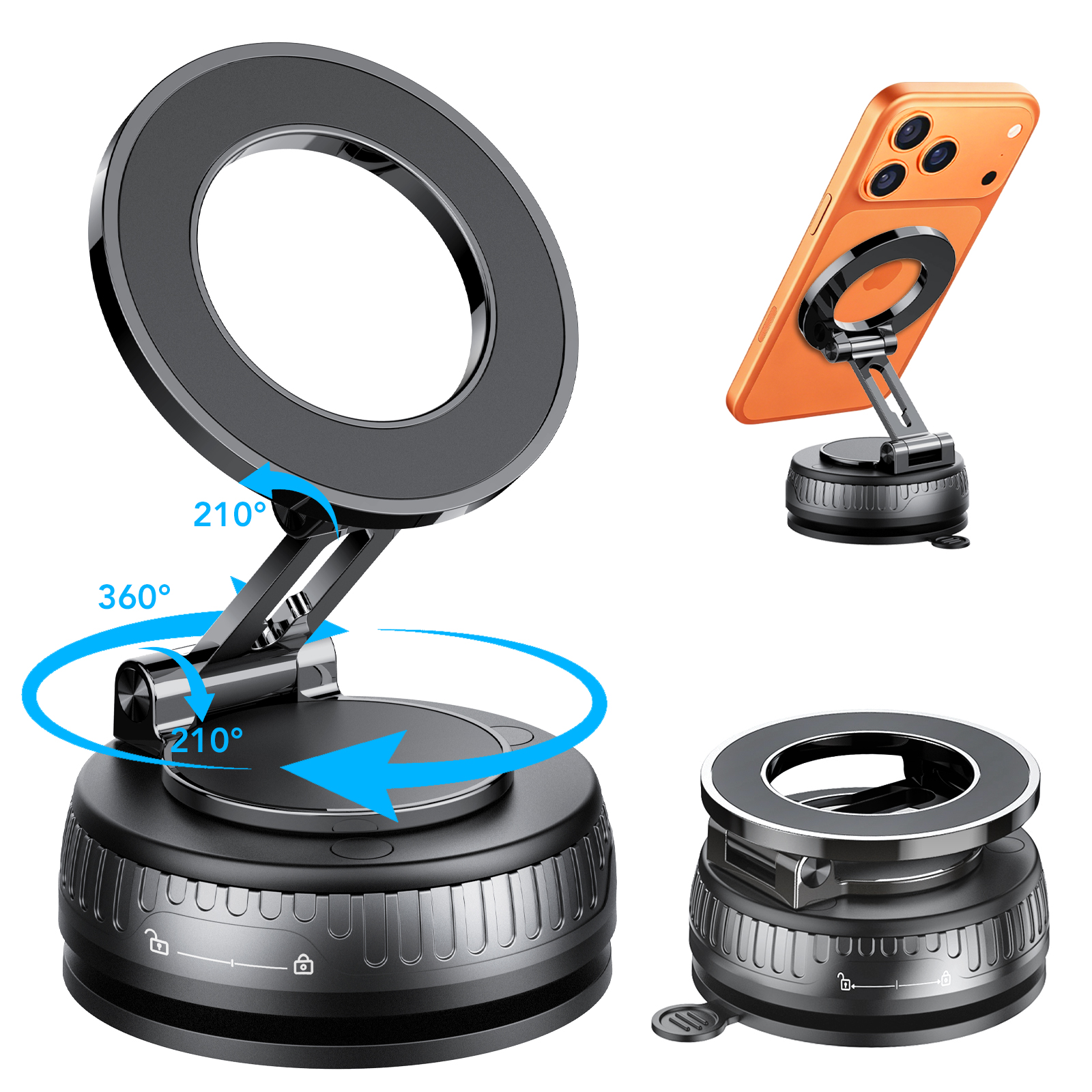 FAMOO Magnetic Car Phone Holder with N60 Magnets photo 1