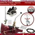 thumbnail image 1 of American Shifter  2004R Shifter Kit Chrome 10 in. E Brake Cable Clamp Trim Kit Dipstick for EFBDA, 1 of 1