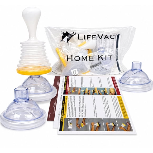 LifeVac Home Kit - Choking Rescue Device, Portable Suction Rescue Device First Aid Kit for Kids and Adults, Portable Airway Suction Device | Anti Choking Device for Children and Adults