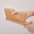 thumbnail image 5 of Baluue Wooden Bench Brush: Fireplace Brush Dust Brush Hand Broom Horse Hair Bench Brush Soft Bristles Long Wood Handle Whisk Broom for Counter Bed Sofa Car Clothes, 5 of 5