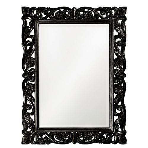 Howard Elliott 2113BL Chateau 42" x 31.5" Black Mirror
