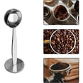 thumbnail image 5 of Stainless Steel Bowl, Ongmies with 2 in 1 Stainless Coffee Tamping Purpose Coffee Spoon Powder Hammer Multi Function Spoon Holder Coffee Tools for Measuring And, Tableware, 1 Coffee Spoon, 5 of 8